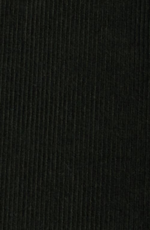 Service Works Organic Cotton Corduroy Button-up Chore Coat In Black