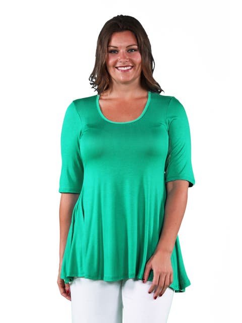 Elbow Swing Tunic Top