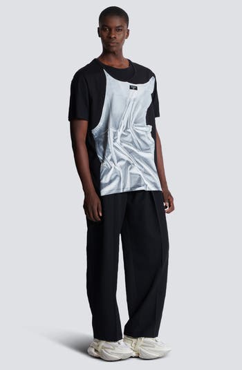 Balmain Tank Top Trompe l'Oeil Graphic T-Shirt | Nordstrom