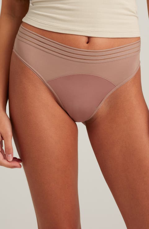Leakproof Mesh Thong