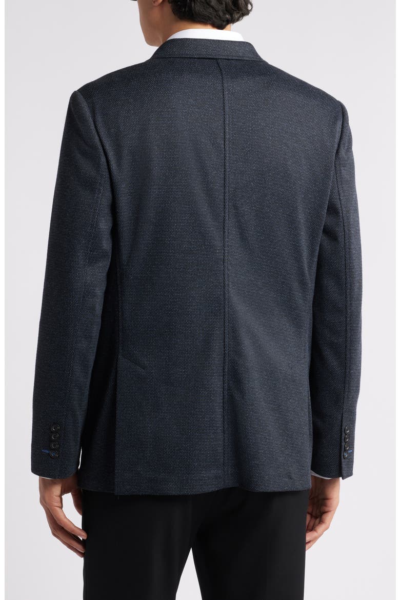 Alfi Textured Knit Sport Coat, Alternate, color, BLUE