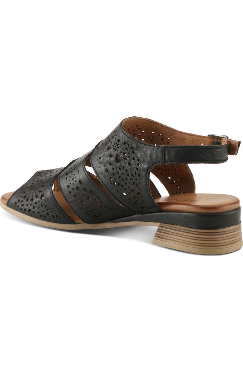 Spring Step Plasma Ankle Strap Sandal, Alternate, color, Black