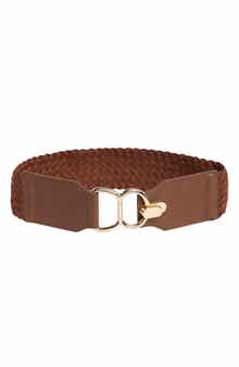 Vince Camuto Braided Stretch Waist Belt