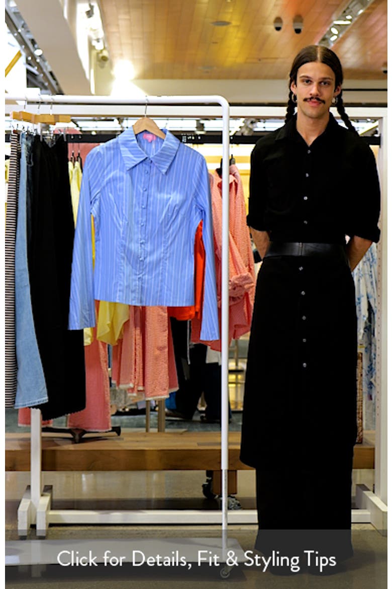 Pinstripe Tailored Button-Up Shirt video