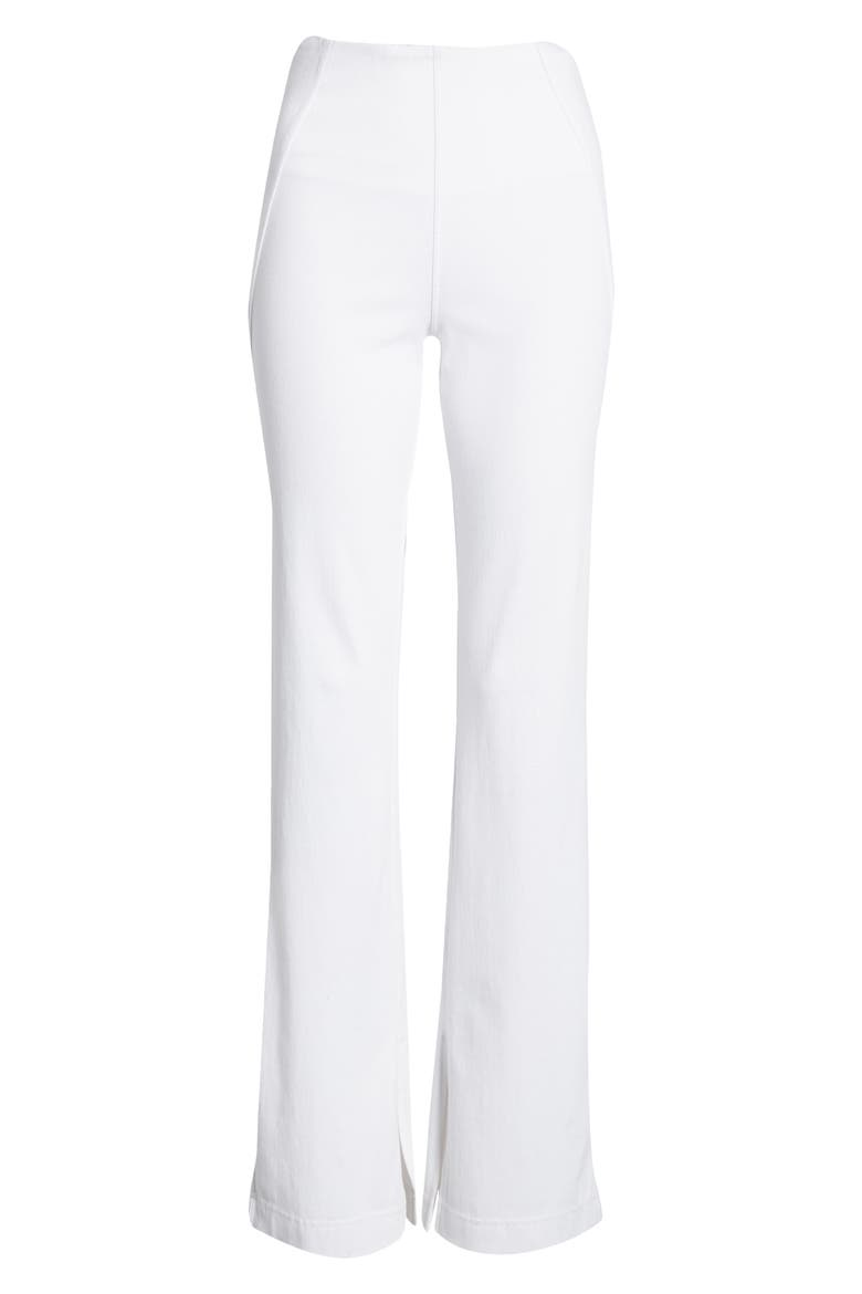 Lyssé Fashion Baby Boot Denim Leggings, Alternate, color, WHITE