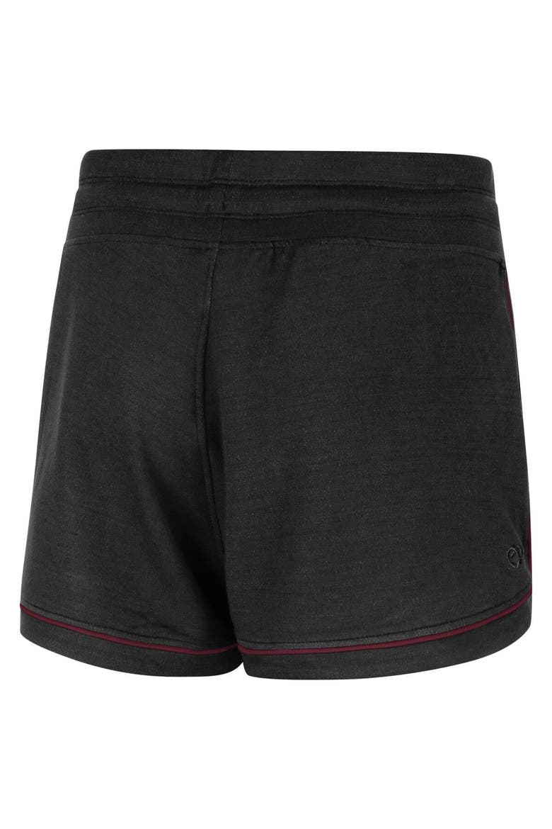 Women's Colosseum Heathered Black Arizona State Sun Devils Lil Sebastian Shorts, Alternate, color, Heather Black