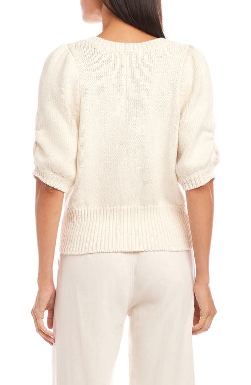 FIFTEEN TWENTY FIFTEEN TWENTY BENNET SHIRRED SLEEVE SWEATER