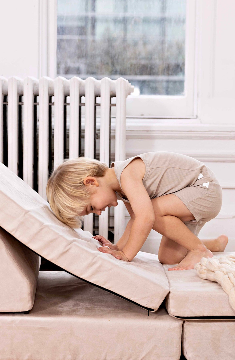 NoggiWear Ribbed Tank Tops, Alternate, color, Taupe / White