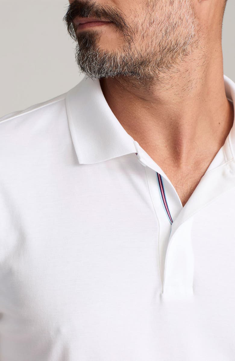 UNTUCKit Damaschino Wrinkle Free Polo, Alternate, color, White