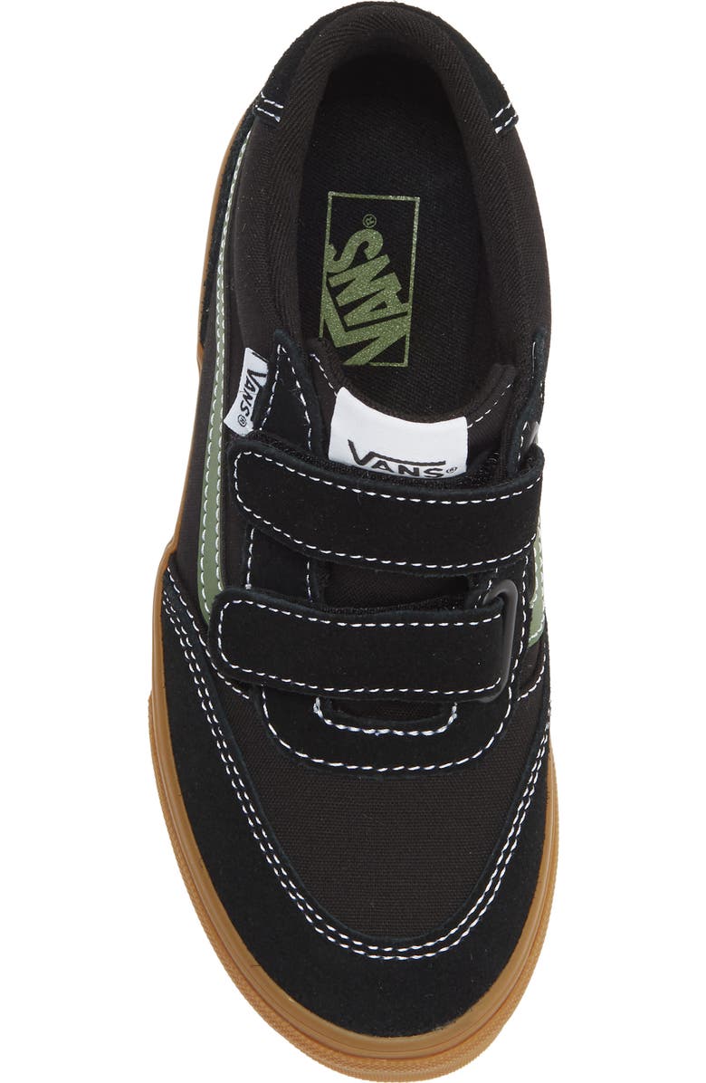 Vans Kids' Brooklyn Mid Sneaker, Alternate, color, Black/Green