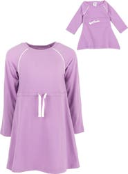 Leveret Girls Bow Tie Dress with Matching Doll Dress