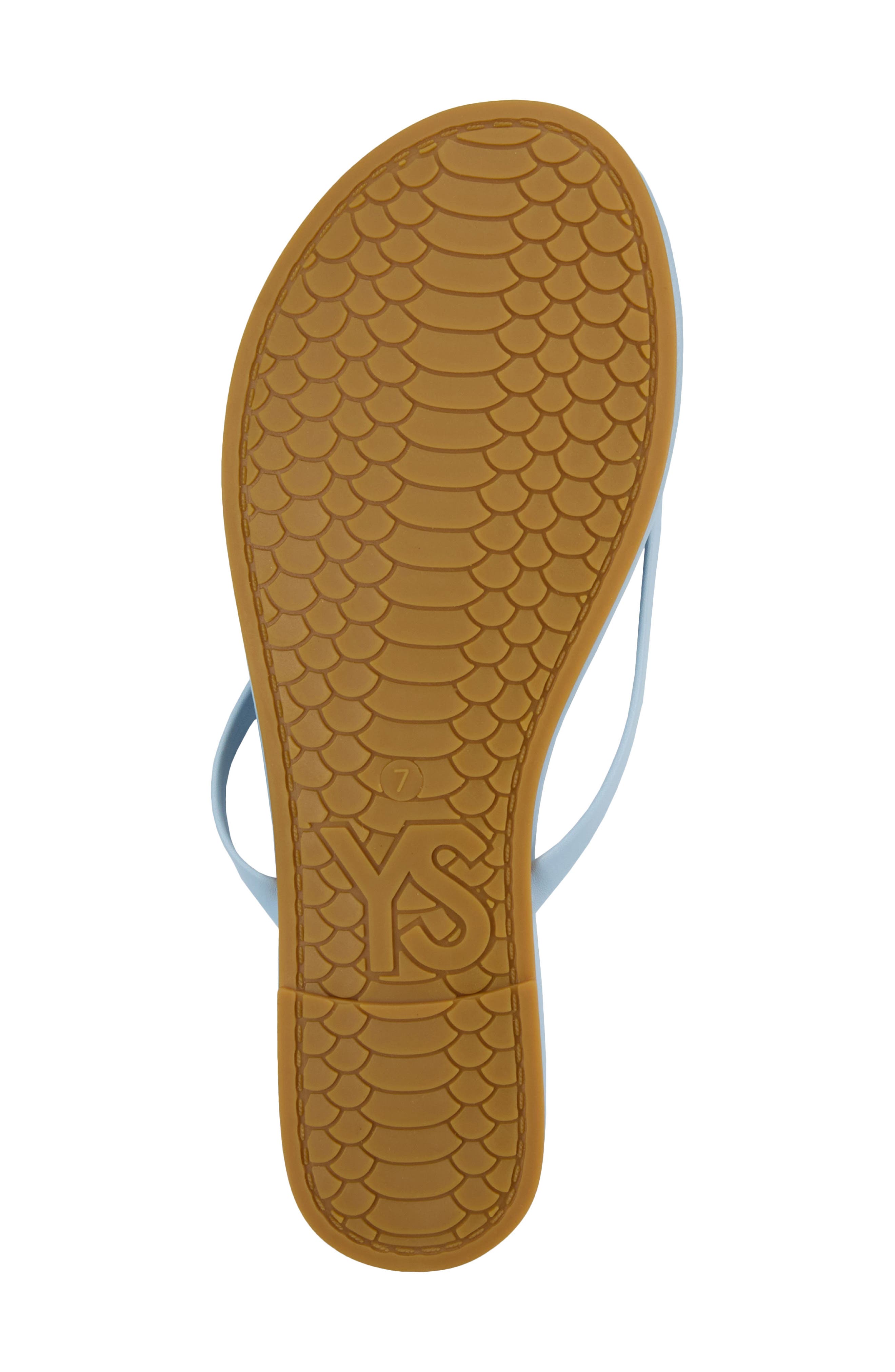 Yosi Samra Rivington Flip Flop, Alternate, color, Sky