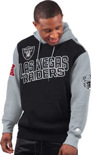 STARTER Men's Starter Black Las Vegas Raiders Extreme Pullover Hoodie