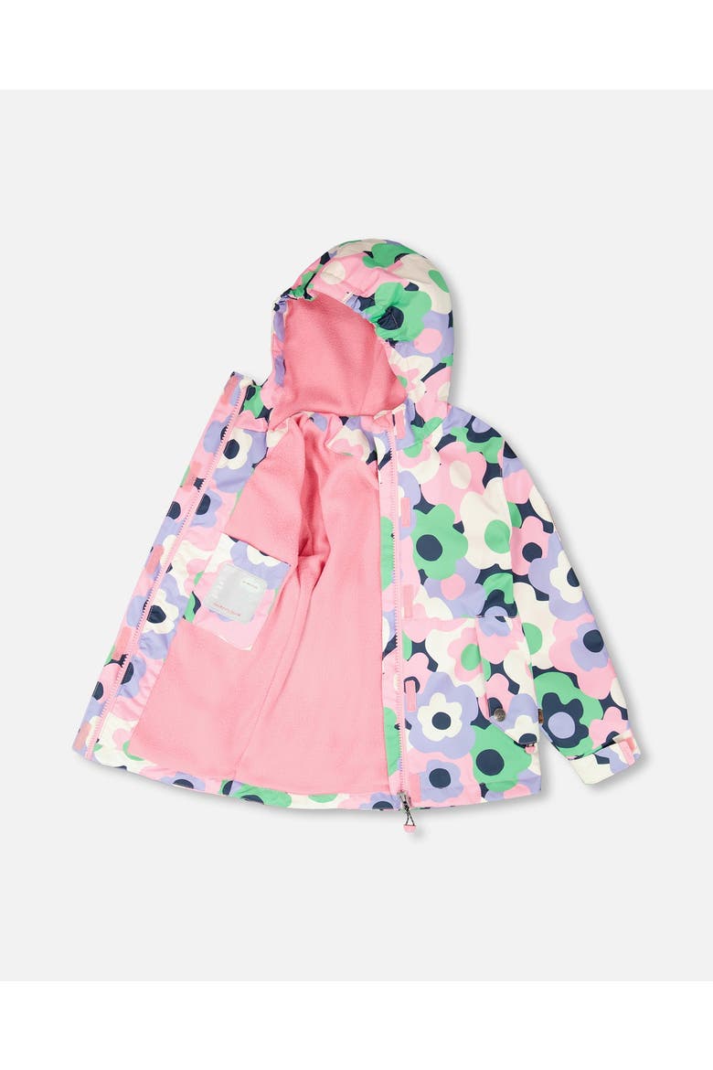 Mid-Season Flowers Jacket, Alternate, color, Black Floral Print