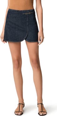 PAIGE Montanna Wrap Miniskirt