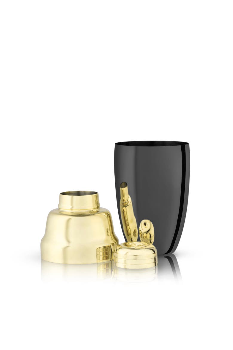 Deco Two-Toned Heavyweight Shaker, Alternate, color, Black