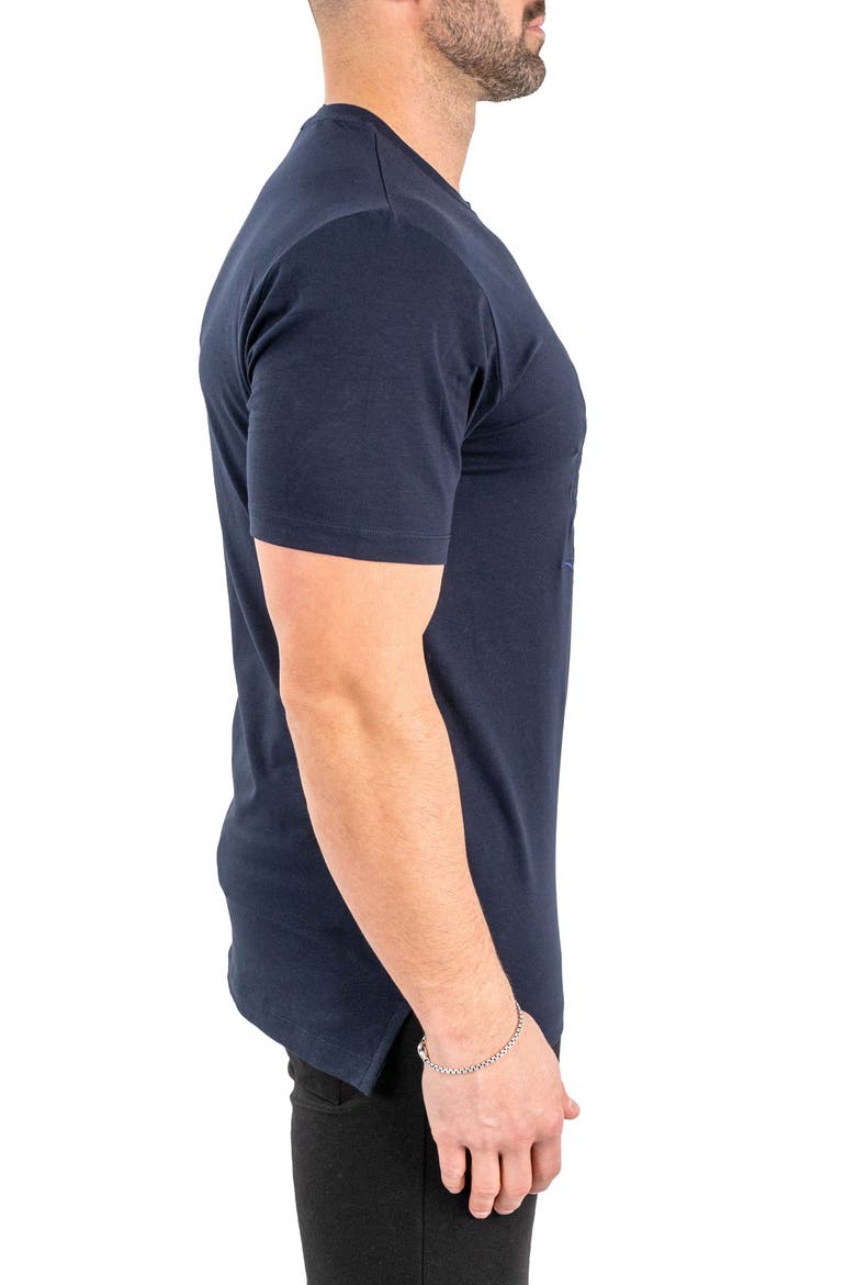 Lion Crown Cotton Graphic T-Shirt, Alternate, color, BLUE