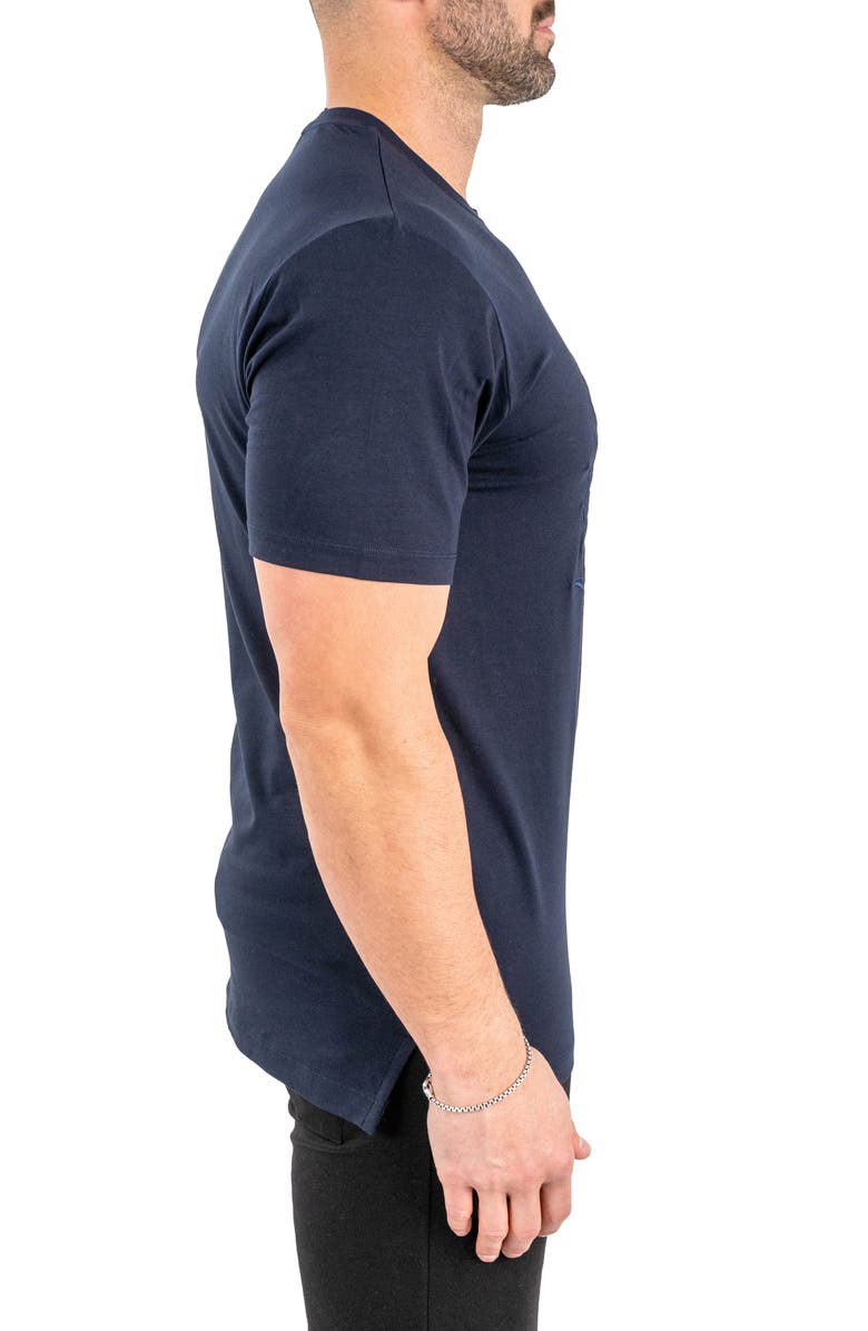 Maceoo Lion Crown Cotton Graphic T-Shirt, Alternate, color, Blue