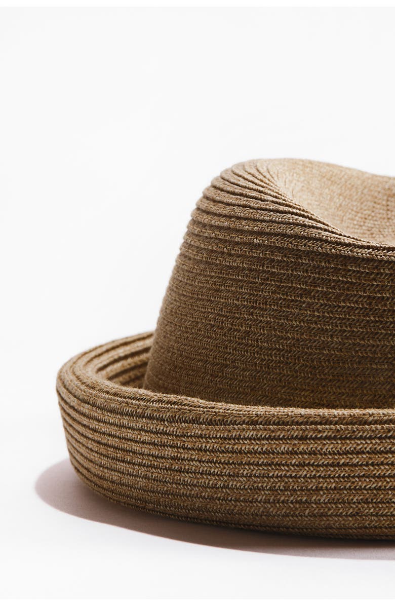 H&M Straw Hat, Alternate, color, Beige