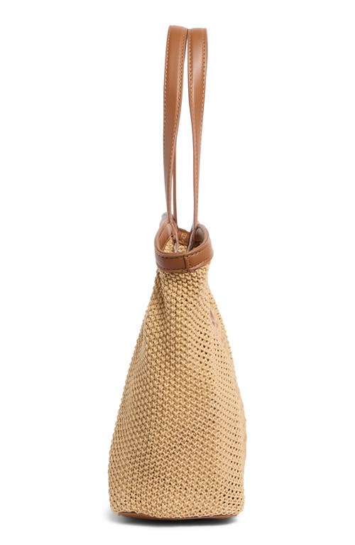 SAM EDELMAN SAM EDELMAN ILSIE LARGE RAFFIA TOTE BAG 