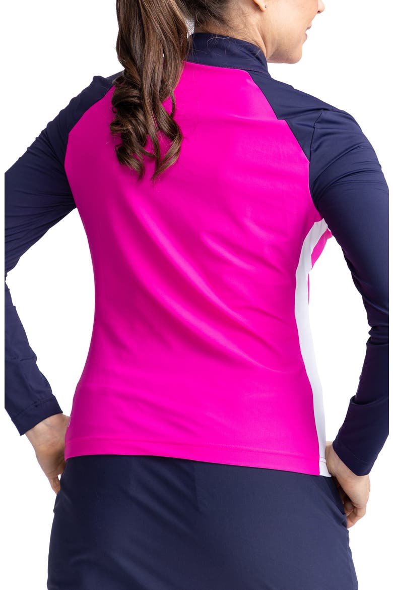 Cap to Tap Long Sleeve Polo Golf Top, Alternate, color, OPEN AIR PINK