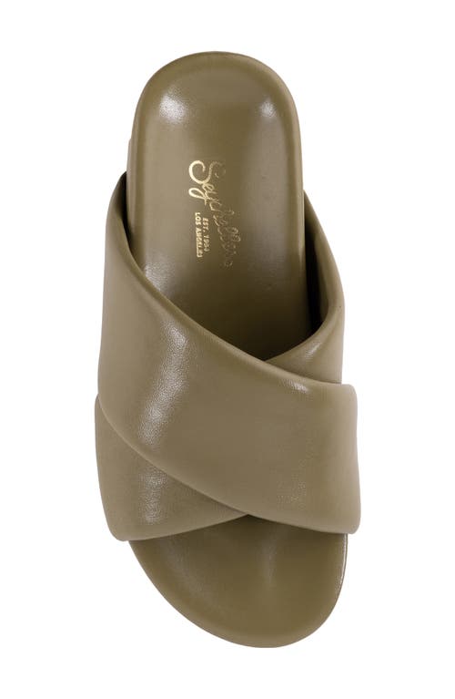 SEYCHELLES SEYCHELLES HEARTFELT CRISSCROSS SLIDE SANDAL
