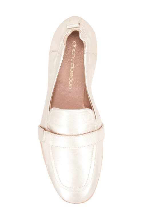Andre Assous André Assous Cedar Featherweights™ Loafer In White/gold
