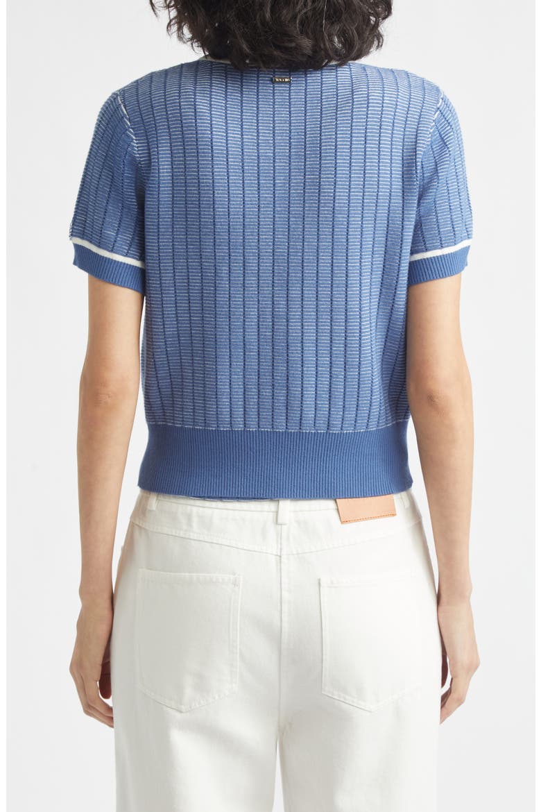 Patra Short Sleeve Cardigan, Alternate, color, OCEAN OPTIC MULTI