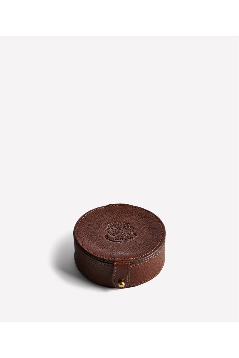 Coaster Set No. 247, Main, color, Vintage Chestnut Leather