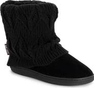 MUK LUKS Raquel Faux Fur Lined Indoor/Outdoor Bootie Slipper