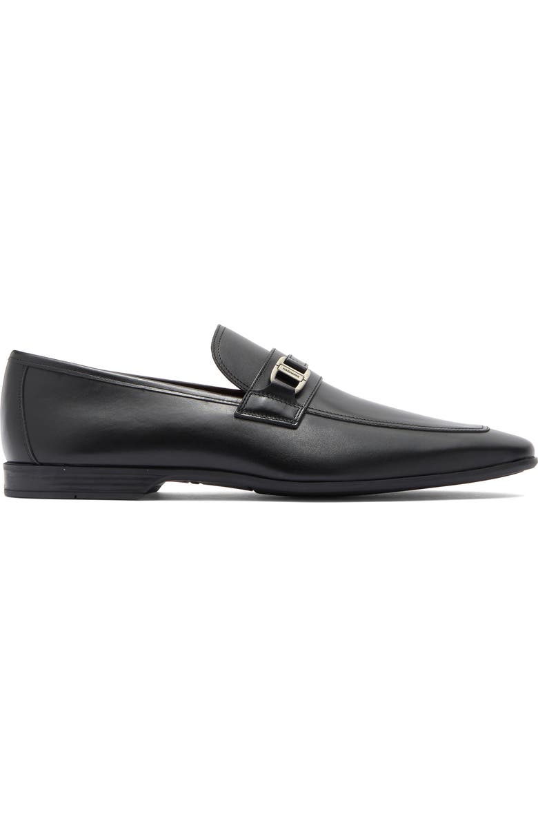 Magnanni Talaz Side Bit Leather Loafer, Alternate, color, Black