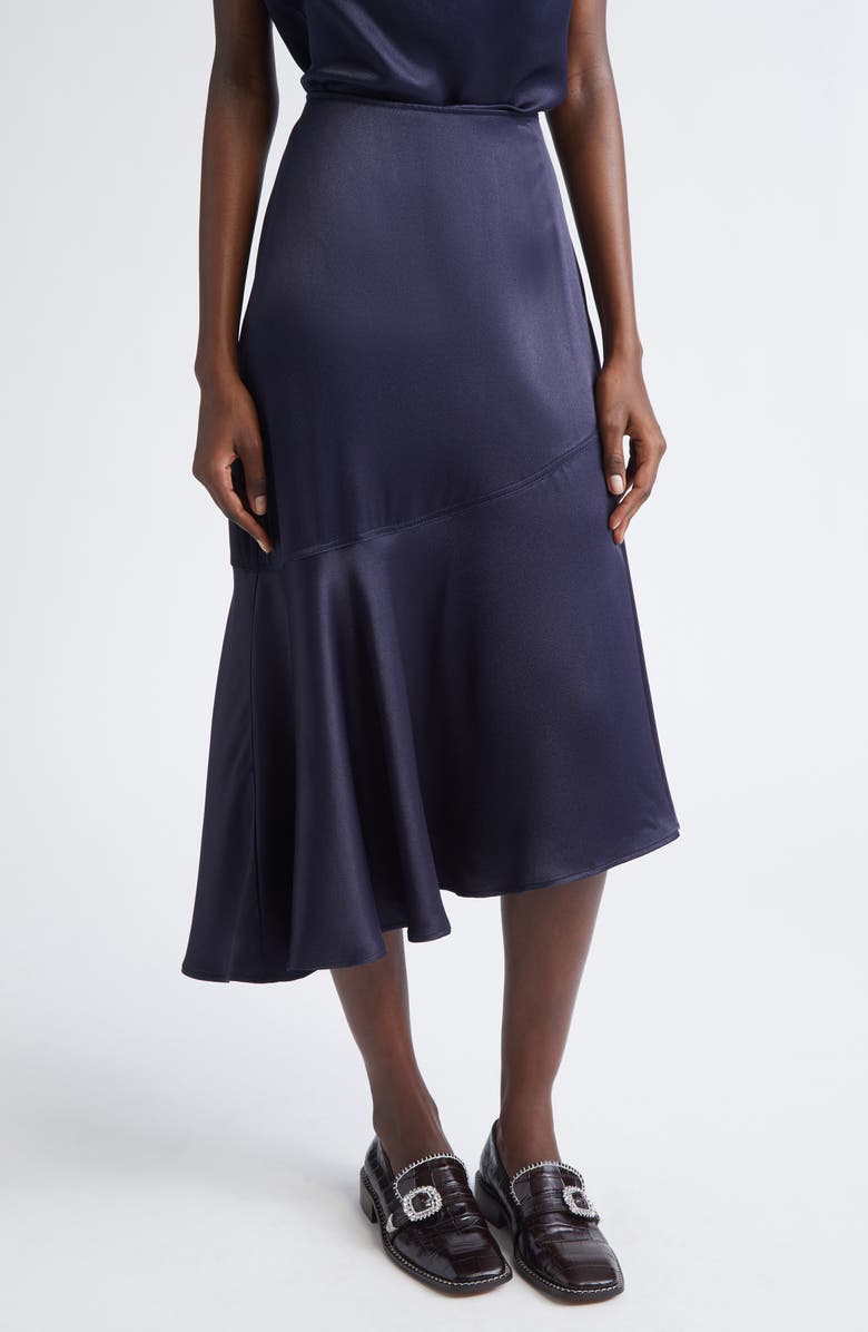 Wales Bonner Solstice Skirt, Main, color, Navy