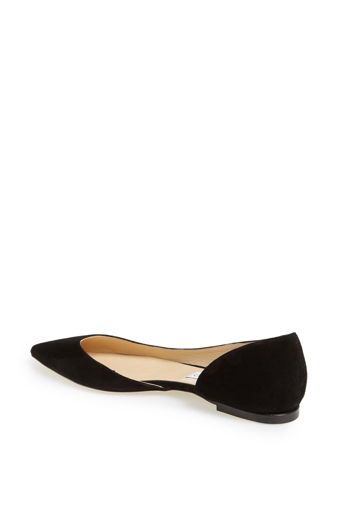 'Walton' Flat, Alternate, color, BLACK