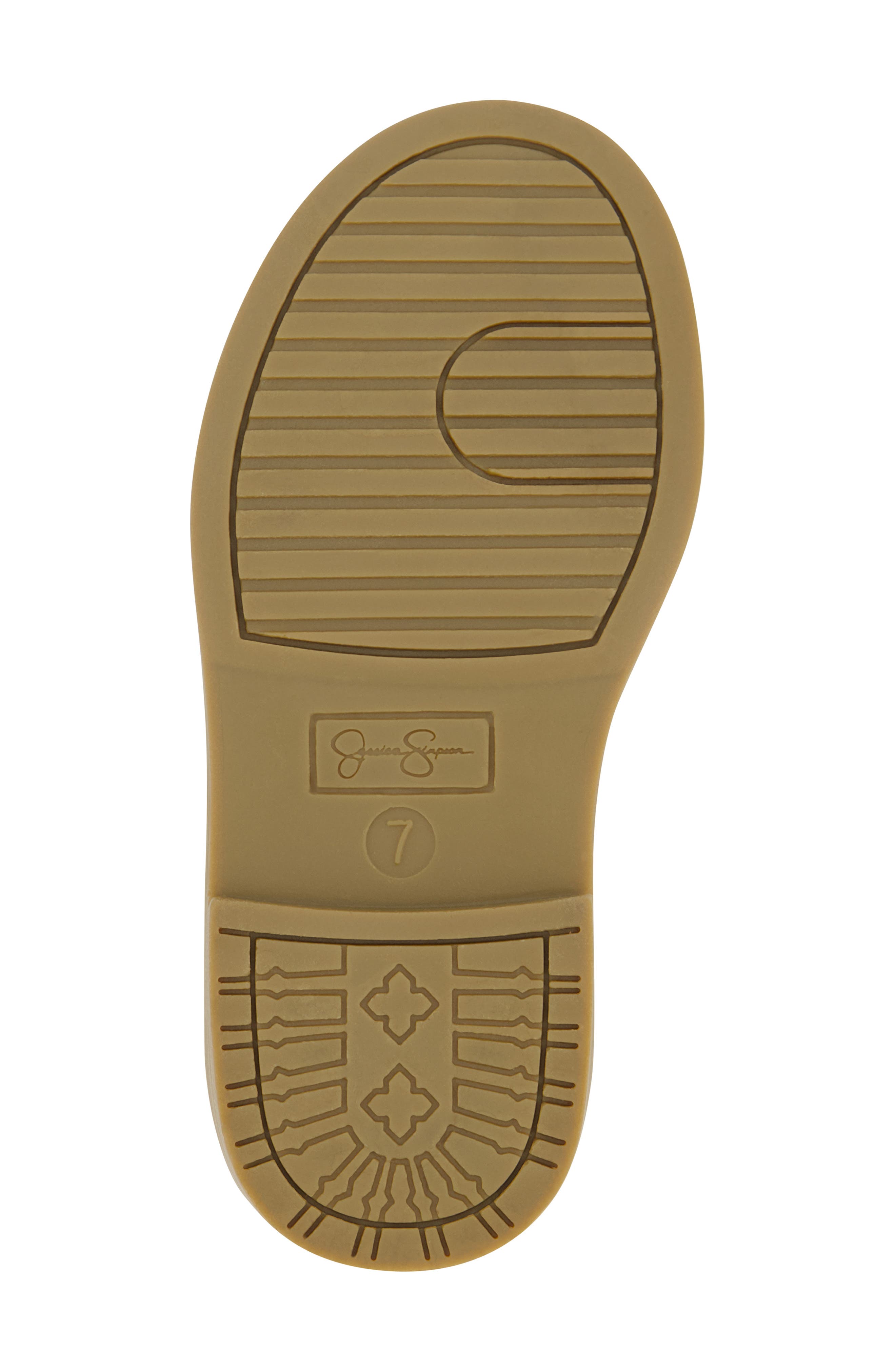 Jessica Simpson Kids' Layla Stripe Western Bootie, Alternate, color, Cognac