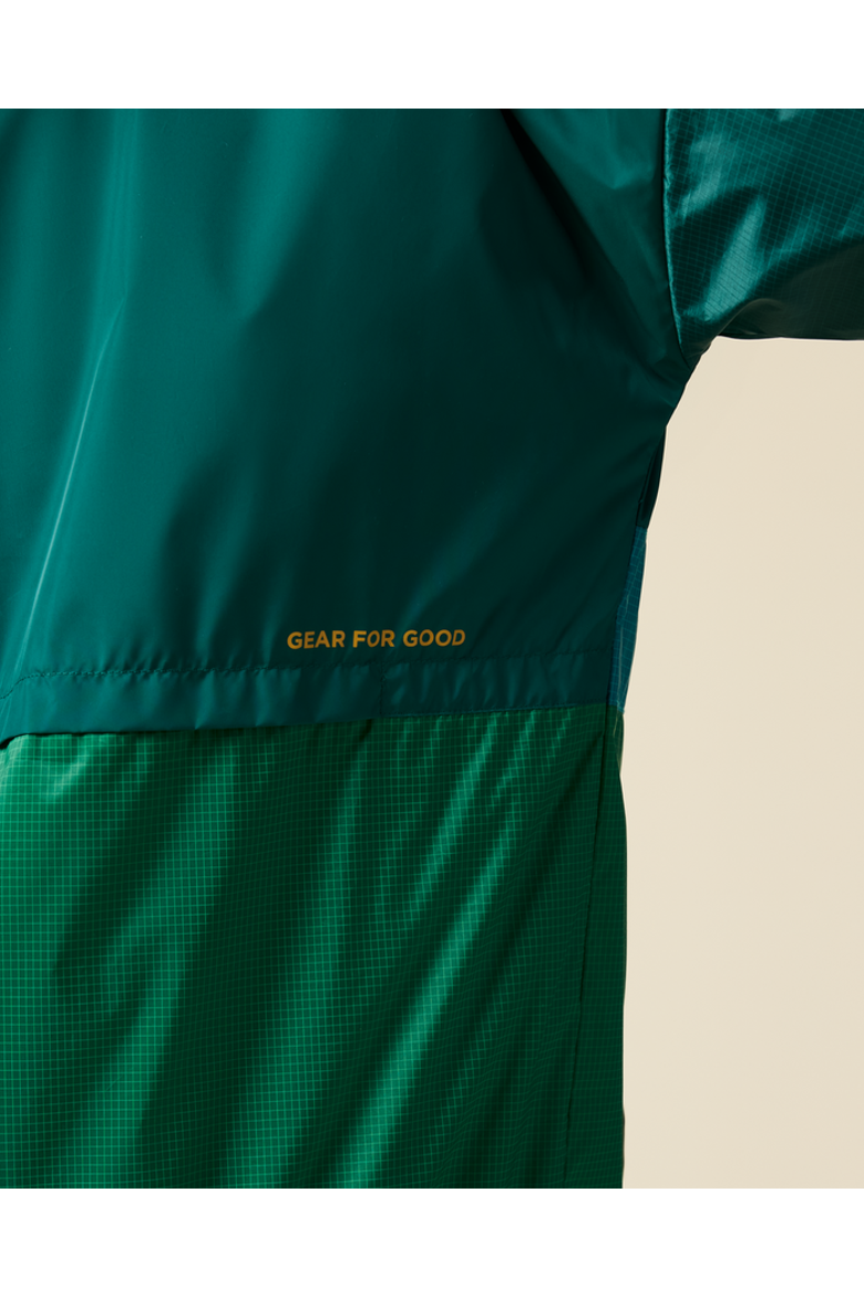 Teca Half-Zip Windbreaker - Men's, Alternate, color, Eat More Veggies