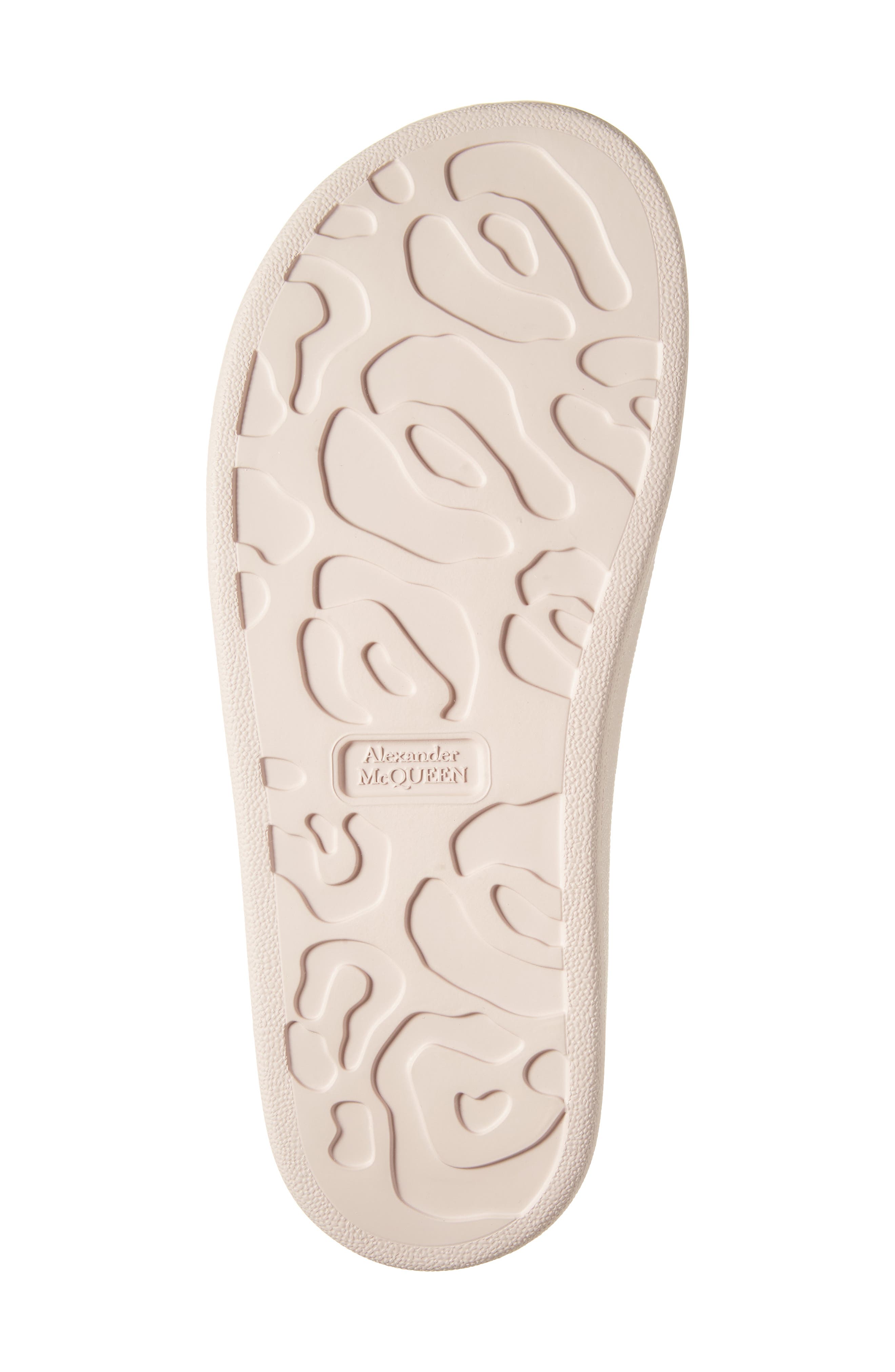 McQueen Hybrid Slide Sandal, Alternate, color, Tea Rose/ Silver