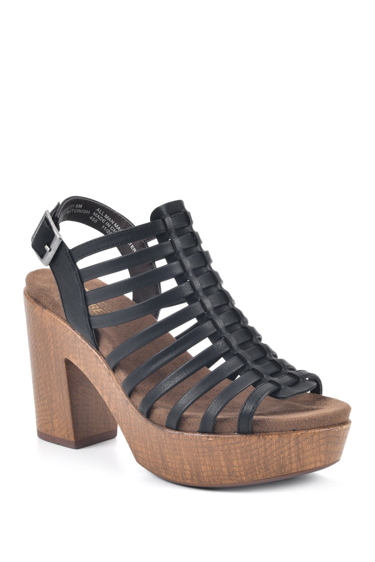 White Mountain Footwear Astonish Platform Block Heel Sandal, Main, color, 