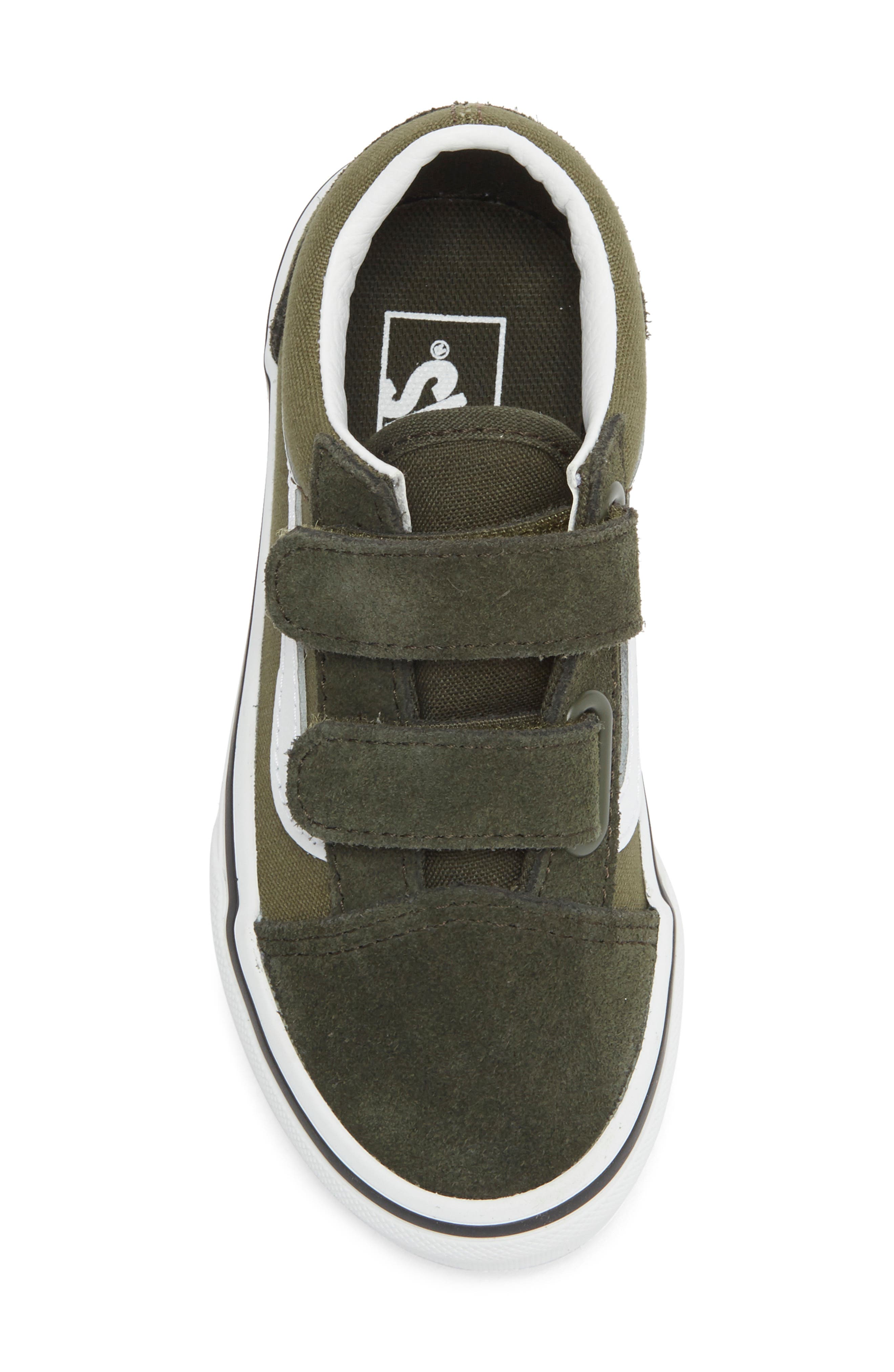 Vans Kids' Old Skool V Sneaker, Alternate, color, 2-Tone Obsidian Fern