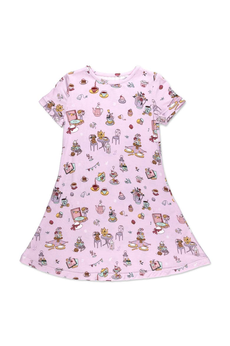 Kids' Tea Party Short Sleeve Dress, Main, color, Tea Party