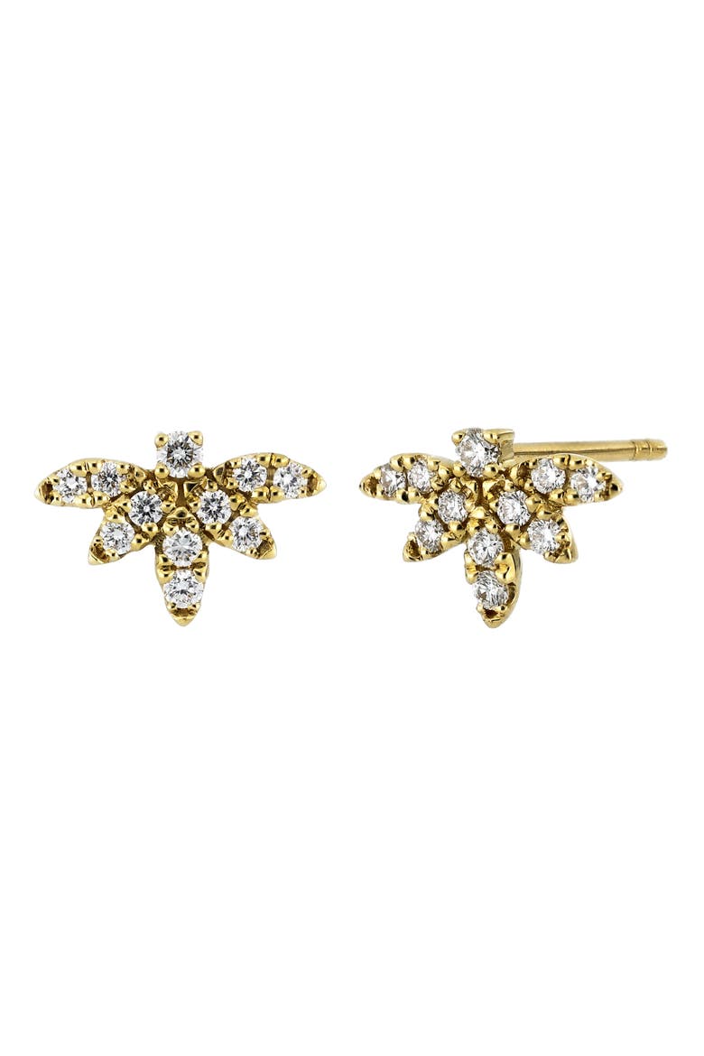 Getty Diamond Stud Earrings (Nordstrom Exclusive), Main, color, 18K YELLOW GOLD