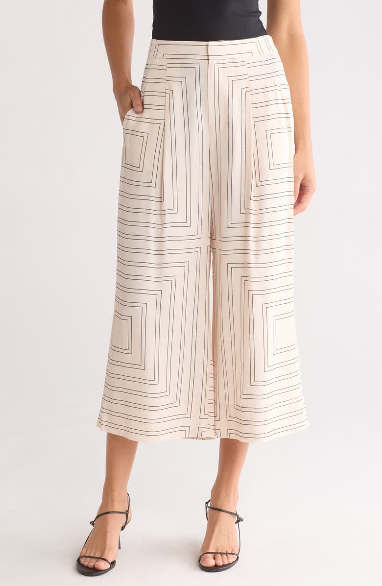 Equipment Thoras Crop Wide Leg Trousers, Main, color, 