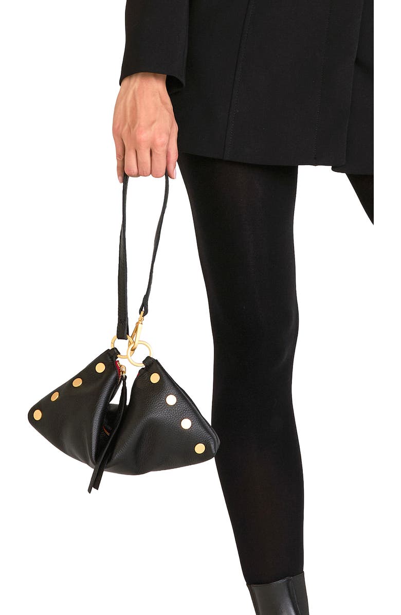 HAMMITT Kyle Shoulder Bag, Alternate, color, Black/ Brushed Gold