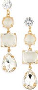 Tasha Mixed Shape Crystal Link Drop Earrings