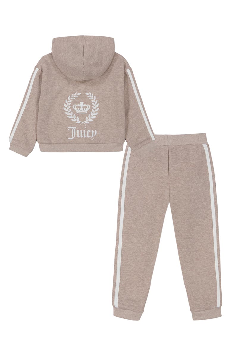 Juicy Couture Kids' Logo Fleece Hoodie & Joggers Set, Alternate, color,