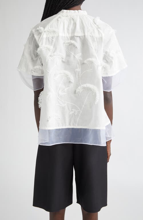 3.1 Phillip Lim Chiffon Tie Neck Top