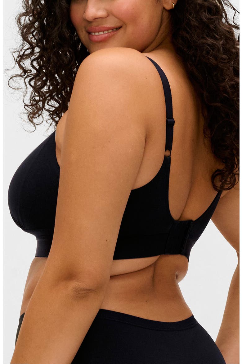 Downtime Wireless Bralette, Alternate, color, BLACK