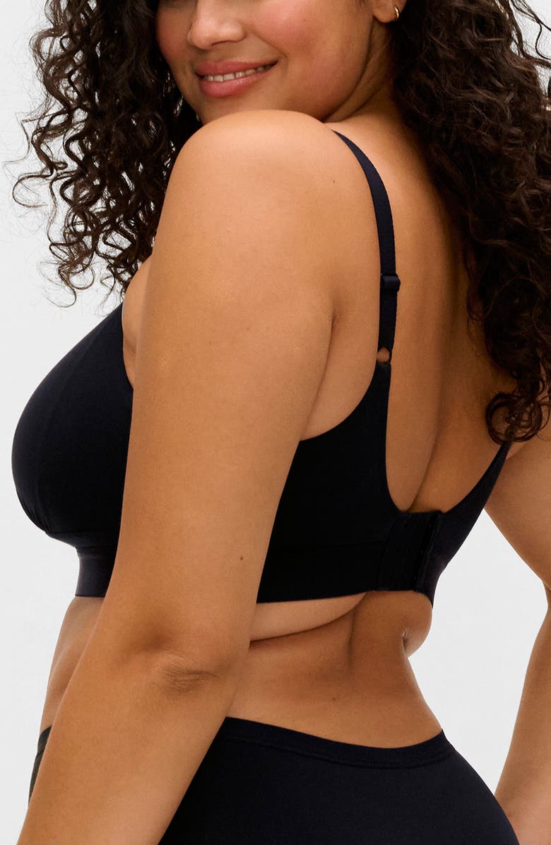 Elomi Downtime Wireless Bralette, Alternate, color, Black
