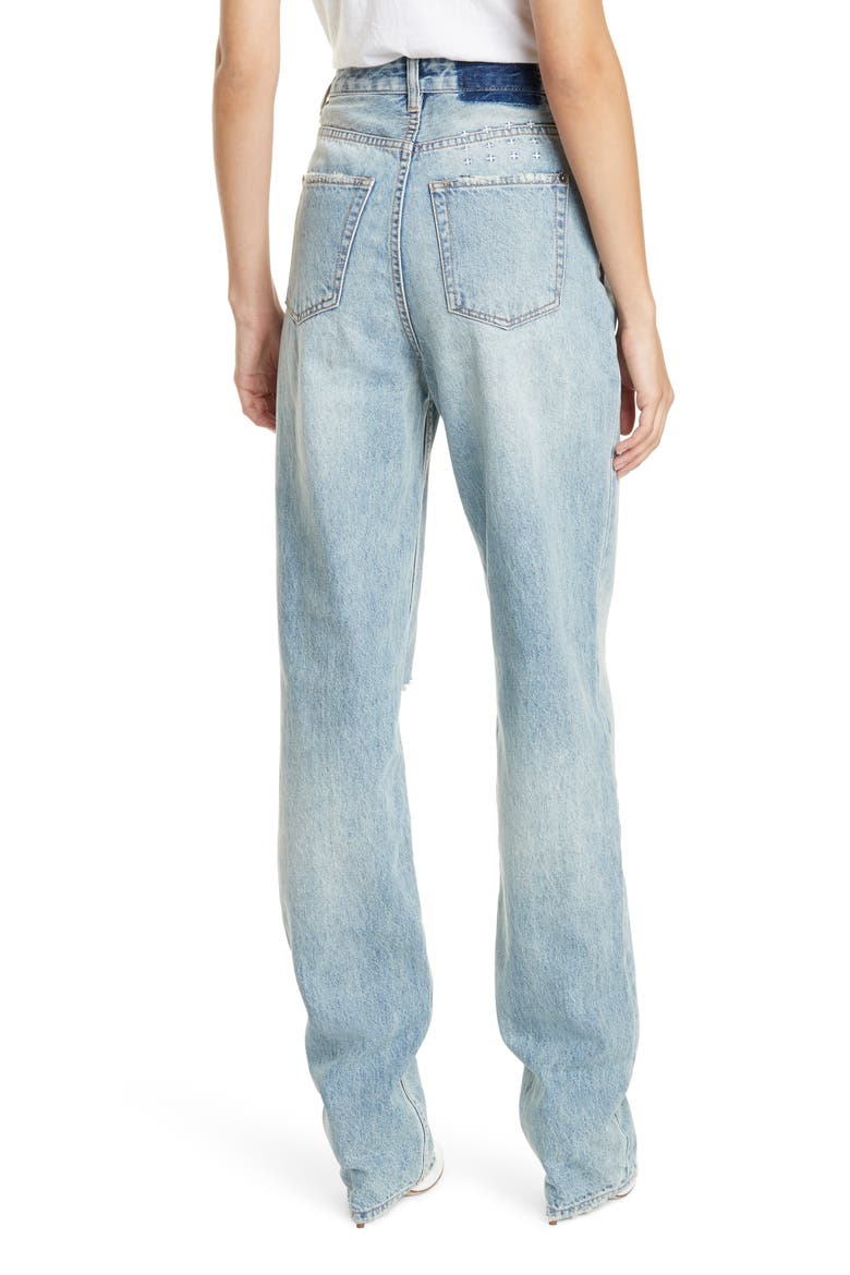 x Kendall Jenner Playback Ripped Jeans, Alternate, color, DENIM