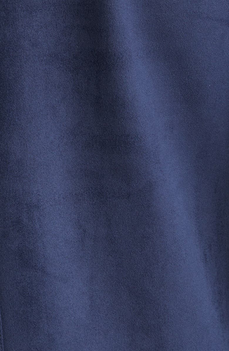 Hart Schaffner Marx Westwood Water Resistant Faux Suede Jacket, Alternate, color, Navy
