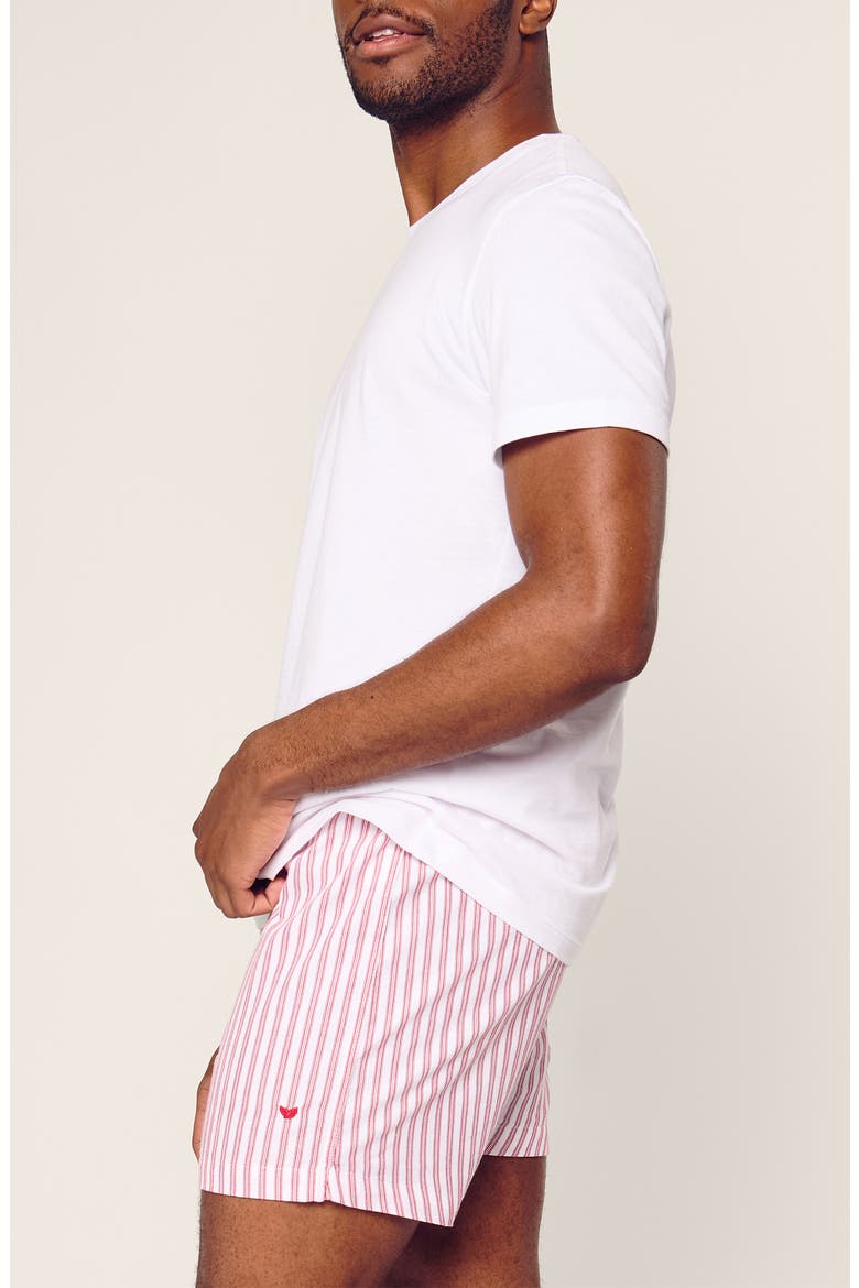 Holiday Assorted 3-Pack Cotton Twill Boxers, Alternate, color, RED